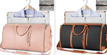 Large Capacity Travel Duffle Bag Women's Handbag Folding Suit Bag Waterproof Clothes Totes - PANGO
