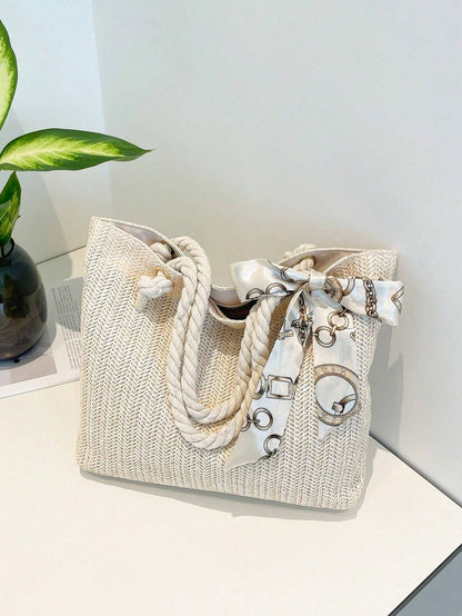 Women's New Style Woven Large Capacity Bag