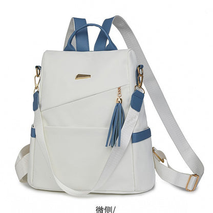 Oxford Cloth Stitching Women'S Backpack