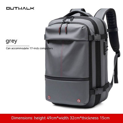 Travel Backpack Men's Business Multifunction Computer Bag Vacuum Compression Large-capacity Backpack - PANGO