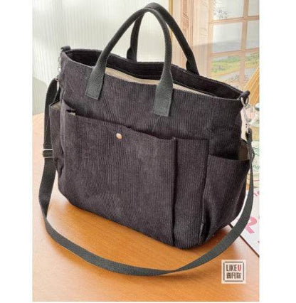 Large Capacity Shoulder Canvas Bag, Commuting Hand Bag - PANGO